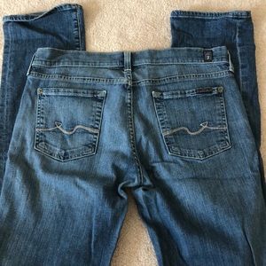 7 for all mankind straight leg jeans size 29